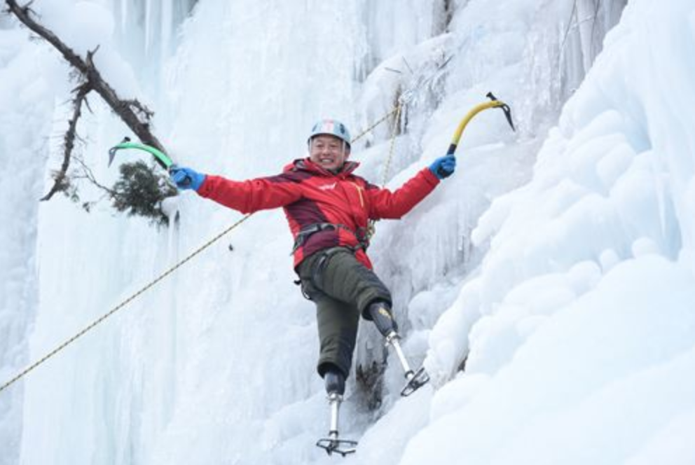 中国登山家夏伯渝打破的世界吉尼斯记录