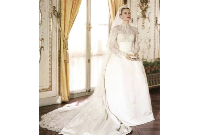 世界最美十大婚纱格蕾丝·凯利的婚纱