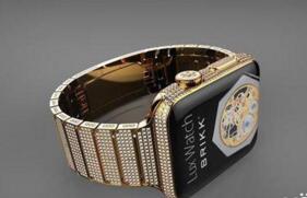 世界上最贵的智能手表,定制Apple Watch镶百颗钻石(74.5万元）