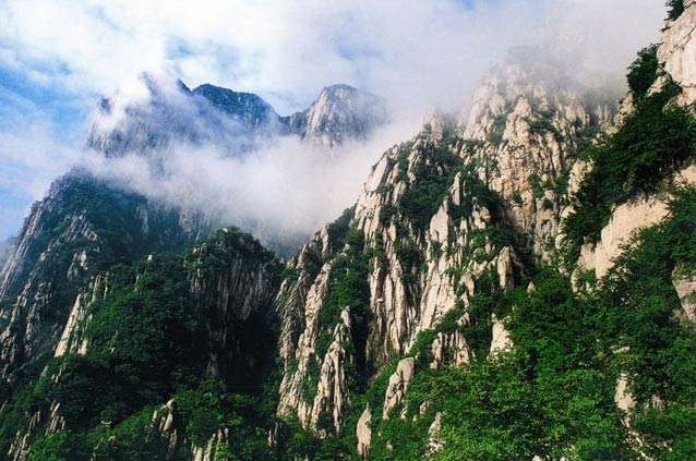 中国五大名山排行榜：泰山榜首，恒山上榜，第五高度达2160.7米